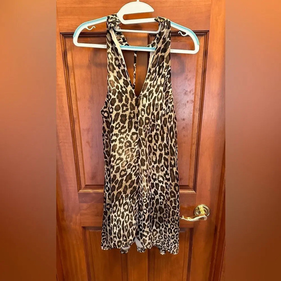 Speechless Womens Brown Sleeveless Above The Knee Shift Dress Juniors. Size med - Picture 2 of 3